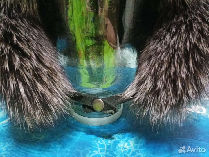 Шапка ушанка чернобурка зимняя