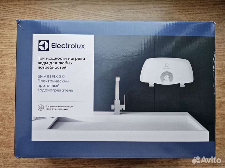 Electrolux smartfix 3,5кВт проточный нагреватель
