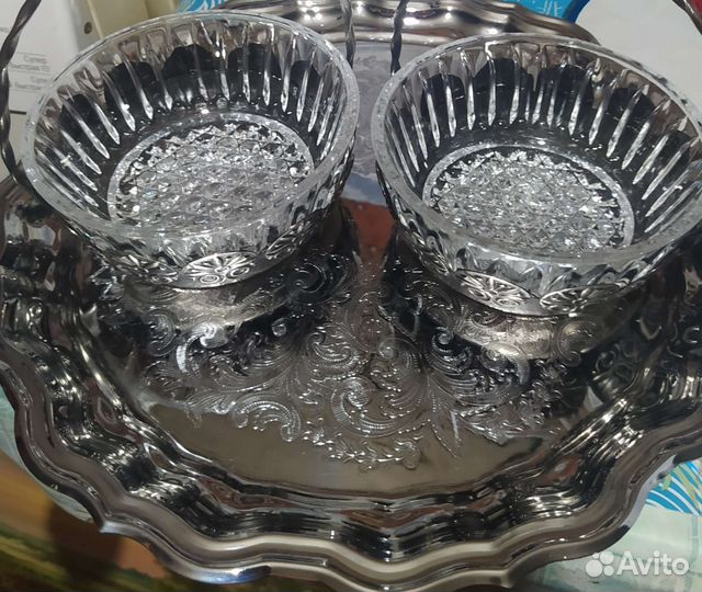 Мельхиоровая посуда ссср.Одним лотом