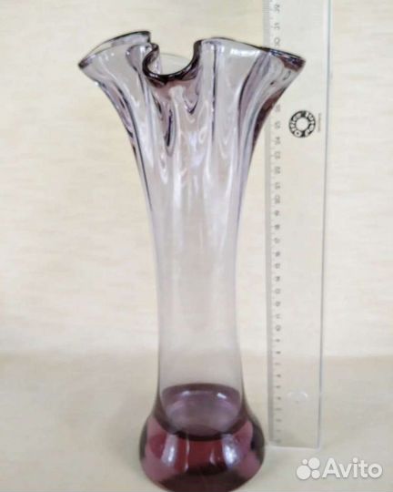 Ваза для цветов Александритовое стекло