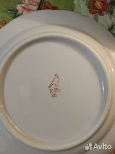 Фарфоровые тарелки СССР Дулево