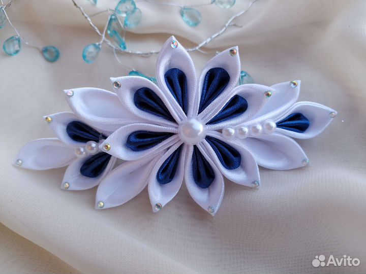 Заколка для волос Школьный бант