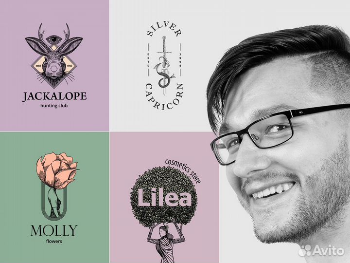 Дизайн логотипа, фирменный стиль, экслибрис