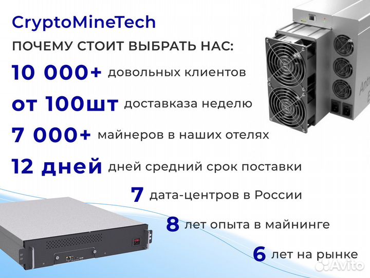 Оборудование для майнинга antminer l7