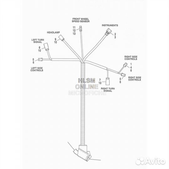 5118 уплотнительный штифт Harley Davidson HD