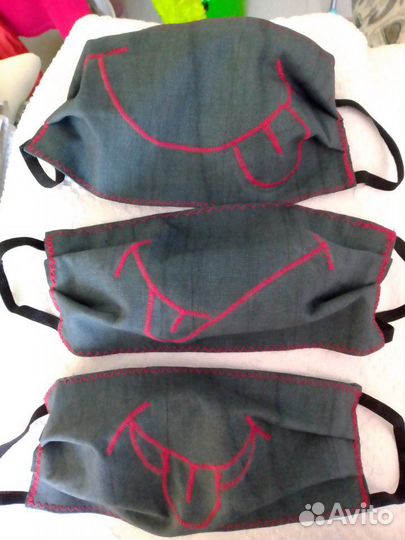 Маски разные многоразовые