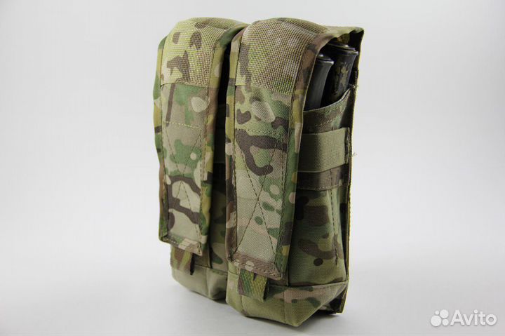 Подсумок для 4 магазинов ак закрытый. Мультикам