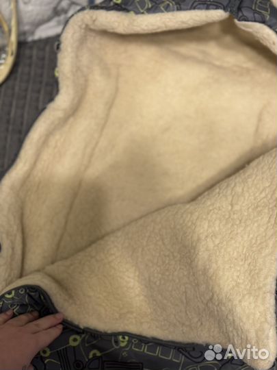 Зимний конверт в коляску