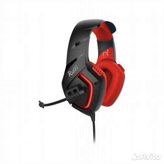 Наушники игровые rush skythe,красный