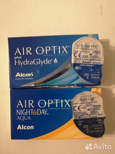 Линзы Air Optix на минус 7.00