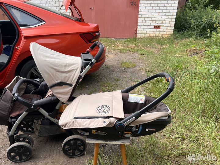 Коляска прогулочная с автокреслом