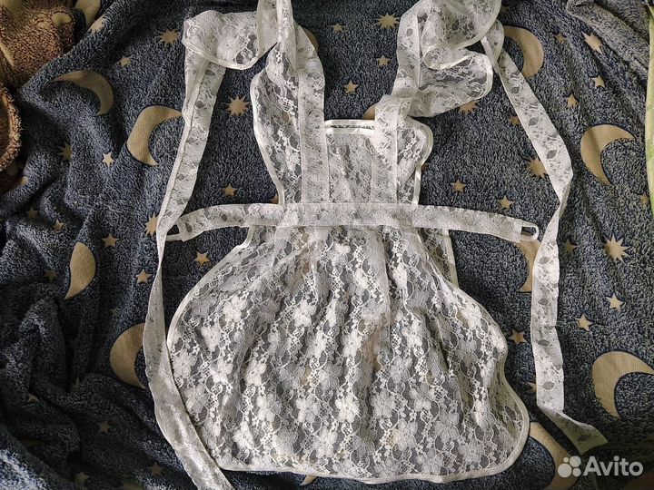 Белый школьный фартук 134