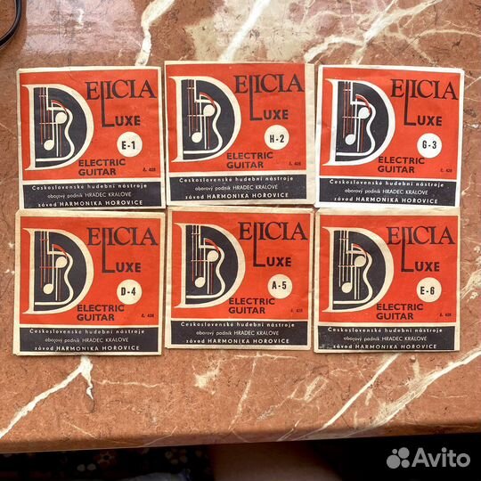 Струны для электрогитары Elicia Luxe. СССР