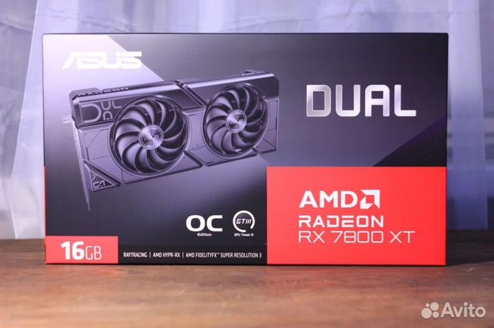 Asus RX 7800 XT 16GB (Новая), гарантия