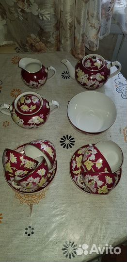 Чайный сервиз дулёво 50ых годов