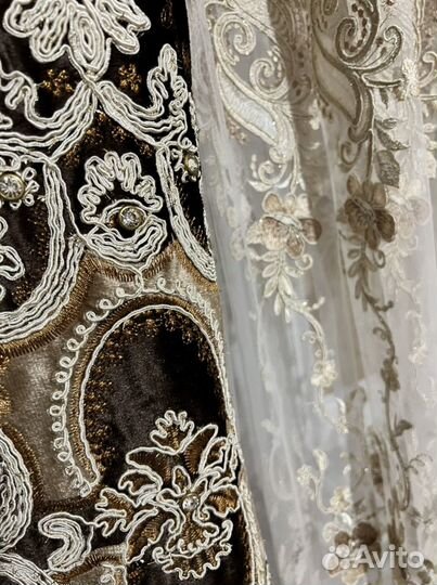 Шторы и тюль бу