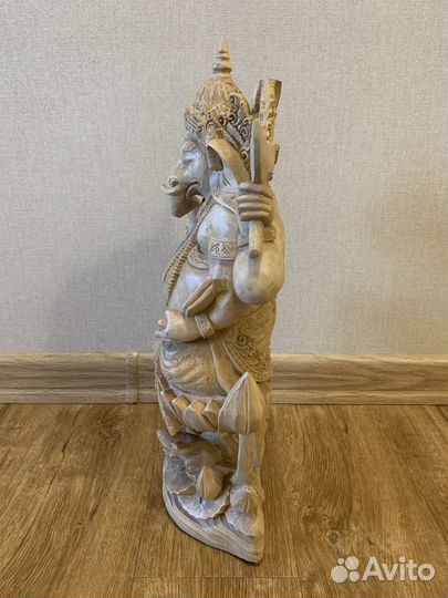 Ганеша (статуя из дерева массив) статуэтка