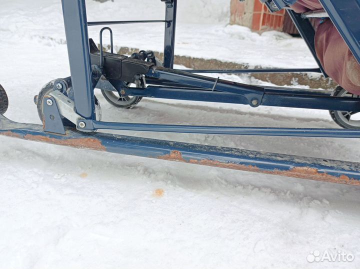 Детские санки коляска ника