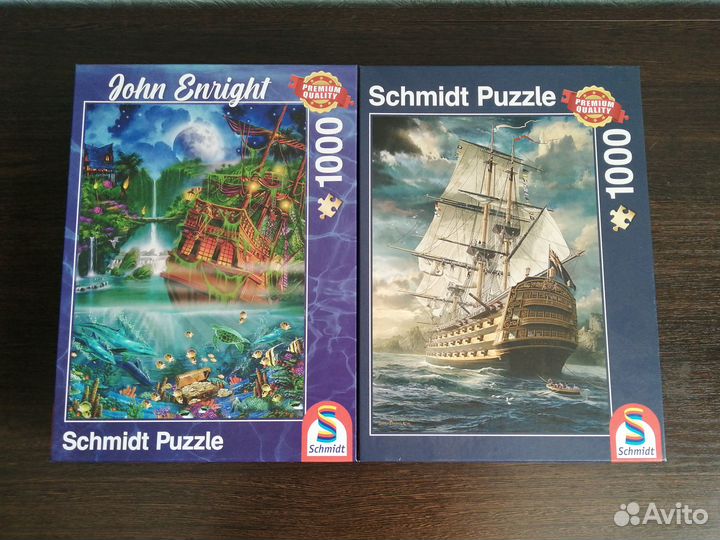 Пазлы Schmidt 1000 дет., 2шт