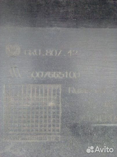 Бампер задний Volkswagen Polo sedan 2011