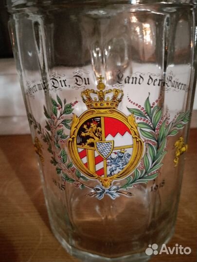 Бокал-кубок и пивная кружка с крышкой