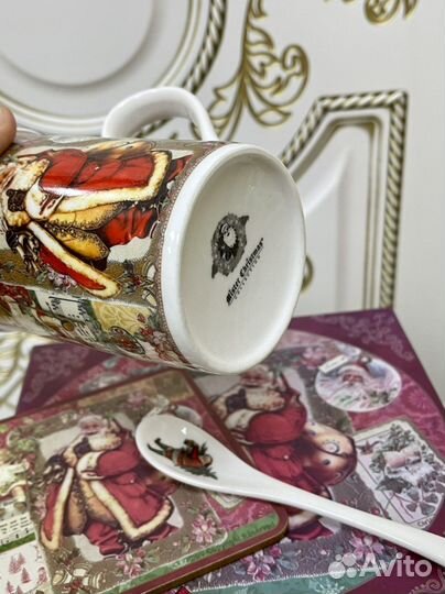 Кружка новогодняя подарочная в коробке