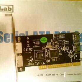 Новый Контроллер ST-lab pci card A 173 SATA 150