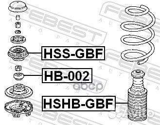 Пыльник амортизатора hshb-GBF