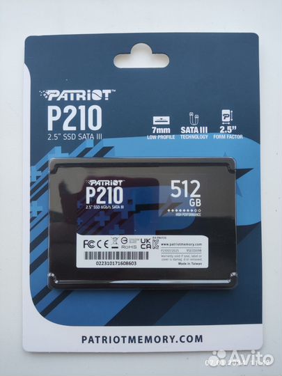 Ssd 512гб и 256гб ссд