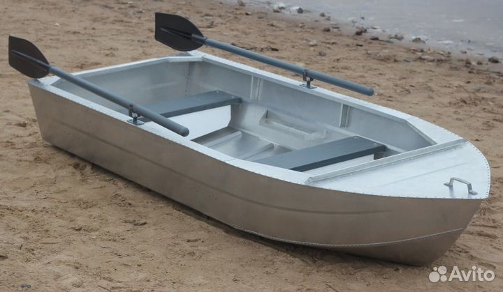 Новая алюминиевая лодка Малютка-Н 2.6 м.с вёслами