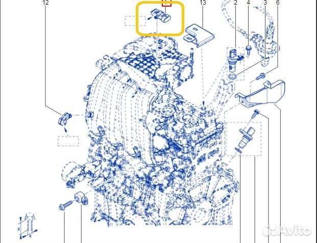 Датчик абсолютного давления Renault Arkana H4ME441