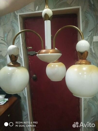 Люстра потолочная бу