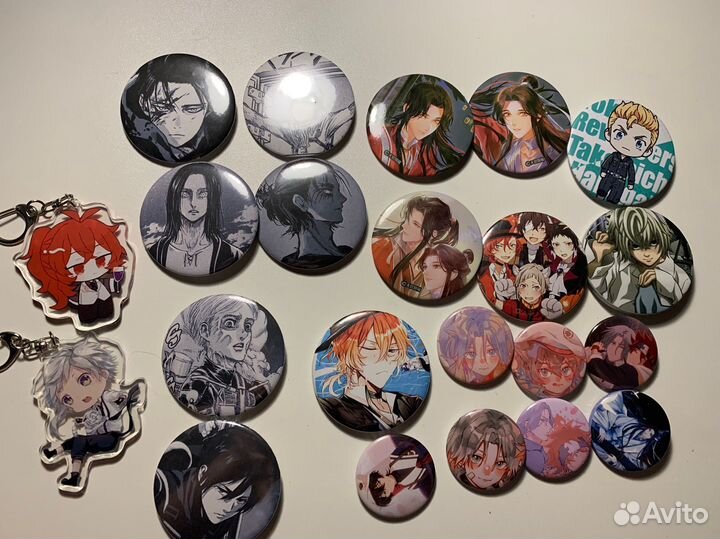 Значки аниме