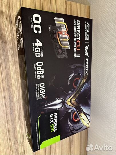 Видеокарта asus strix-GTX970-DC2OC-4GD5