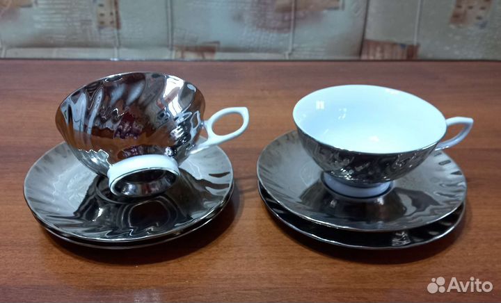 Чашки и блюдца фарфор