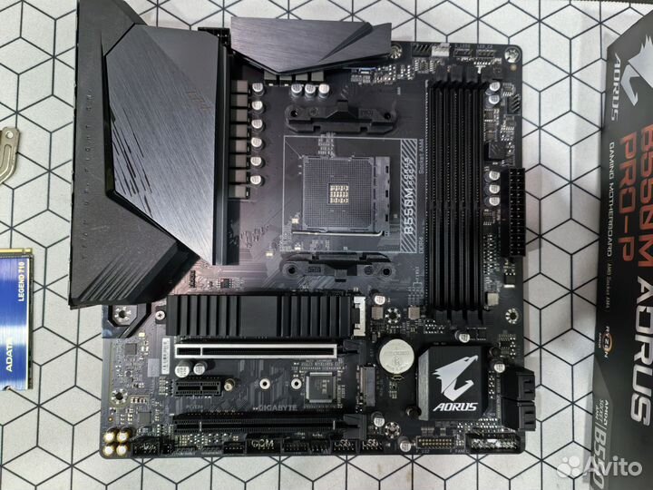 Материнская плата gigabyte b550m aorus pro