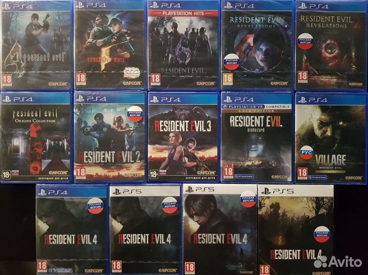 Серия Resident Evil (PS4/PS5)