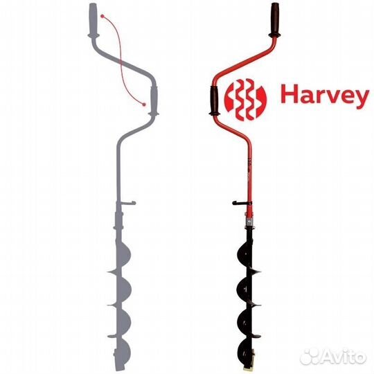 Ледобур Дунаев harvey 110/130 mm