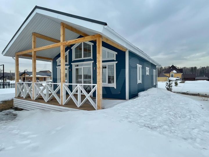 Дом 98 м² на участке 8 сот.