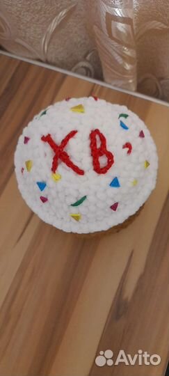 Пасхальный кулич вязаный