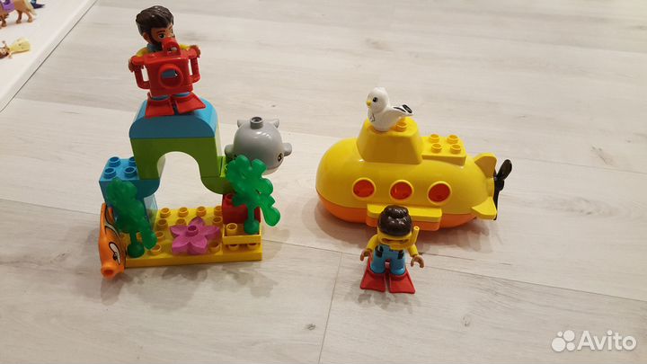 Lego Оригинал duplo Town субмарина 10910