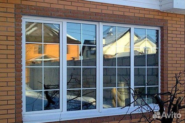 Окно угловое 4 створки пвх