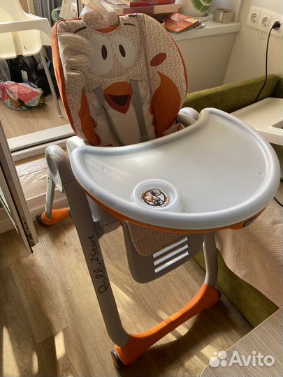 Стульчик для кормления chicco polly 2 start