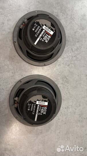 Динамики 2-х полосные hertz ecx 165.5