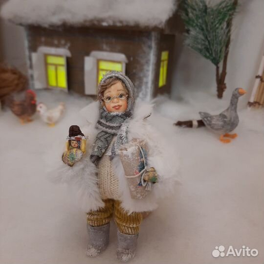 Интерьерная кукла ручной работы