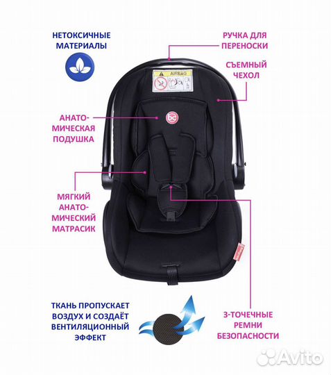 Детское автокресло от 0