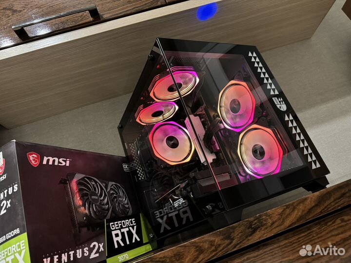 Игровой пк RTX 3070, Ryzen 5 5600, 16DDR4, m2