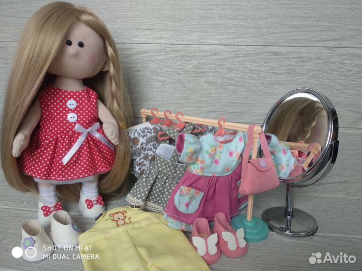 Текстильная игровая кукла