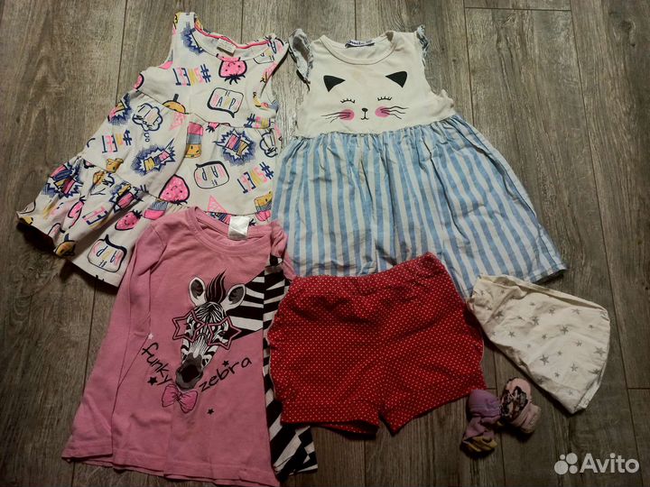 Вещи пакетом на девочку 92-98