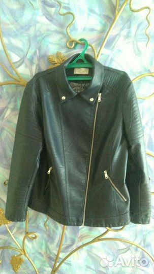 Куртка кожаная женская 52 размер